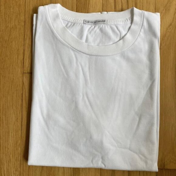 NWOT MEN'S WHITE SUPIMA CREWNECK T-SHIRT SIZE L - Picture 4 of 4